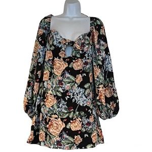 Keeping Up With Floral Long Sleeve Dress